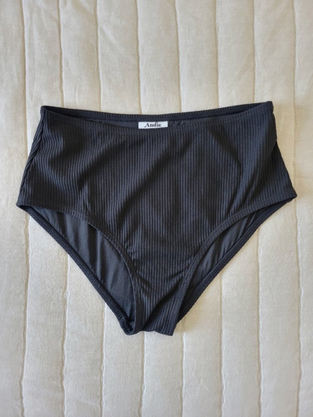 NWOT Andie ribbed high waist bikini bottom